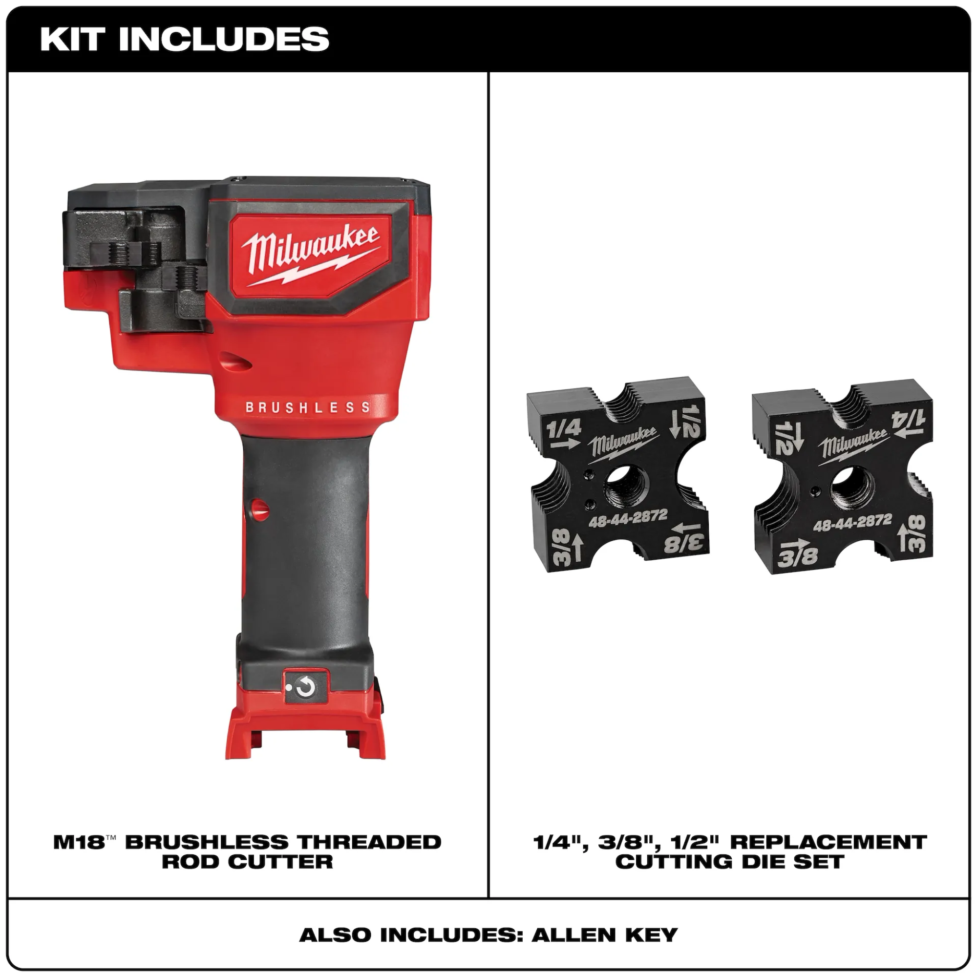 Milwaukee M18 Brushless Threaded Rod Cutter (Tool Only) from Columbia Safety